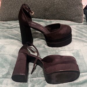 Black Platform Heels